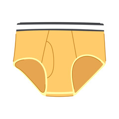 underpants underwear men cartoon. fashion shirtless, guy model underpants underwear men sign. isolated symbol vector illustration