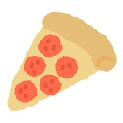 slice of pizza doodle