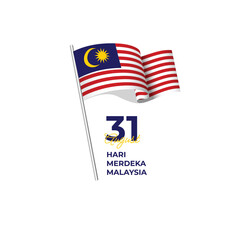 Malaysia independence day design template