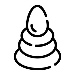 pyramid Line Icon