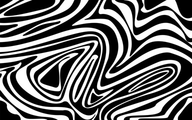 black white wavy pattern abstract swirl background vector . Zebra motif marble fluid design best for  background , fabric , tiles , wallpaper , presentation