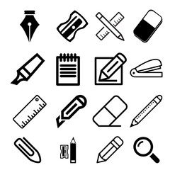set of tools icons Ai