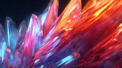 Crystals with druze. Generative AI. Illustration for for banner, poster, cover, brochure or presentation.