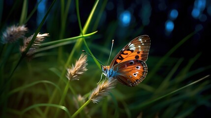 Beautiful butterfly. Generative AI