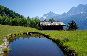 Fototapeta premium Paysage de montagne en été