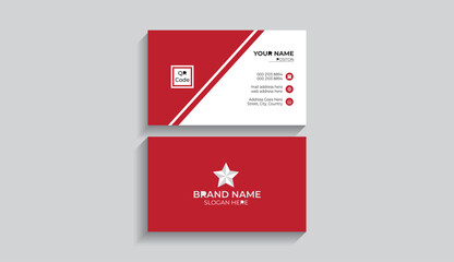 creative modern business card design template, Visiting card.