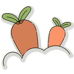 vector organic farming concept