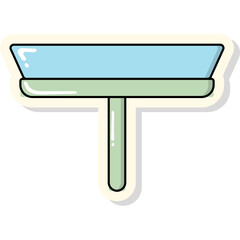 Doodle clean equipment, housework bottles. Disinfect house tools, mop and spray, trendy home, detergents in different containers. Cartoon style elements. Vector isolated tidy illustration