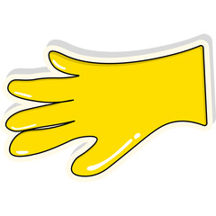 Doodle clean equipment, housework bottles. Disinfect house tools, mop and spray, trendy home, detergents in different containers. Cartoon style elements. Vector isolated tidy illustration