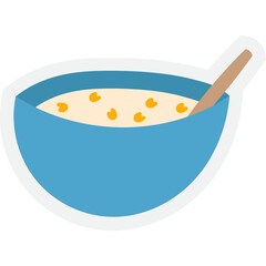 Set of snacks. Vector illustration cartoon style.