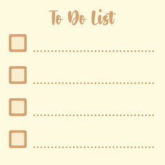 To Do List