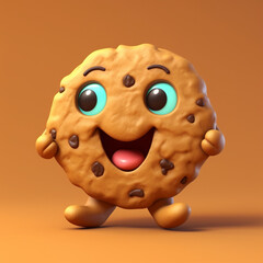 Cute Cartoon Character Cookie - Variation 1