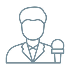 Obraz premium News Reporter Icon