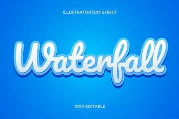 Font Waterfall style