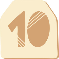 Page Number 10 Count Digit Numeric Numbering Ranking Numerical Numbers Text