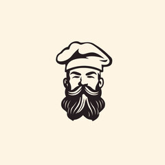 Restaurant, cafe vector logo. Cook, chef or cooking icons