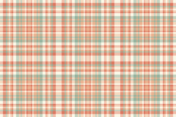 Check tartan plaid of texture pattern fabric with a seamless vector background textile.