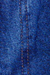 blue color jeans texture on white background