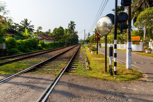 Railway tracks in Sri Lanka
