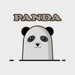 set cute animal illustration panda, cat, monkey, pig, rabbit, bear, cow, penguin, monkey