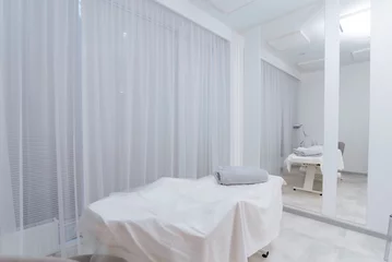 Printed roller blinds Massage parlor interior of a massage parlor