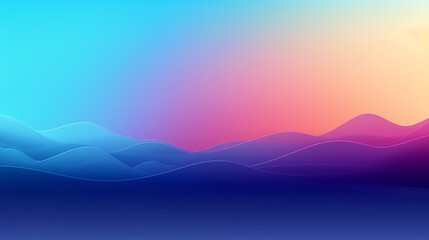 Blue red orange color change gradient background for presentations web sites backdrop AI Generated illustration, soft color change, rough lines