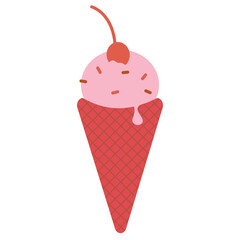 hand drawn ice cream collection