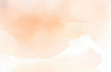 Peach abstract watercolor texture background.