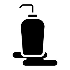 liquid soap glyph 