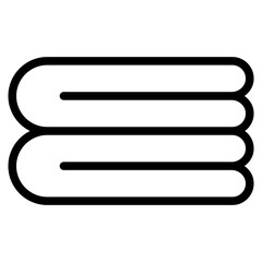 Fototapeta premium folded towel line 