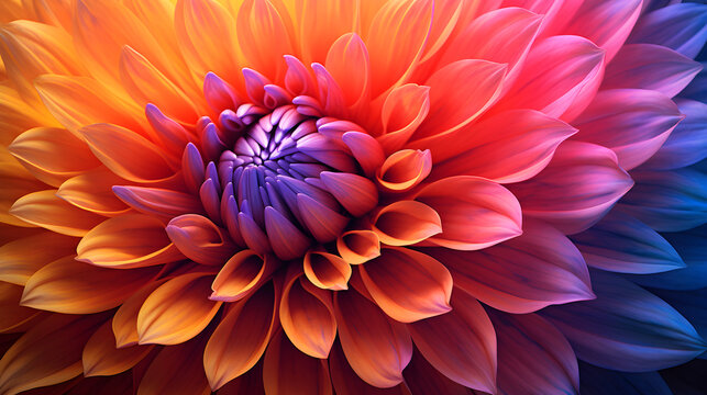 close-up colorful flower petal background wallpaper