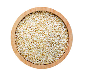 Quinoa in a bowl on transparent png