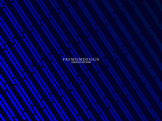 Premium background design with dark blue luxury motif. Vector horizontal template, for digital lux business banners, contemporary formal invitations, luxury vouchers, gift certificates, etc.