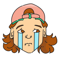 hand drawn emotes element collection