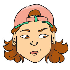 hand drawn emotes element collection