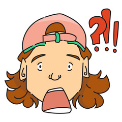 hand drawn emotes element collection