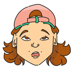 hand drawn emotes element collection