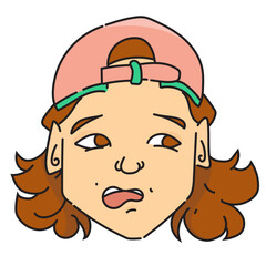 hand drawn emotes element collection