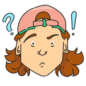 hand drawn emotes element collection