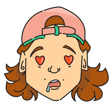 hand drawn emotes element collection