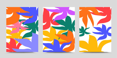 Fototapeta na wymiar floral abstract cover template