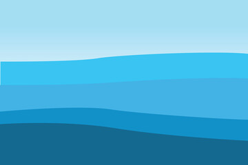 Abstract blue background in a flat design style. Abstract blue vector background for a presentation.