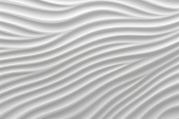 Fototapeta premium abstract minimal white wave background texture made with generative ai