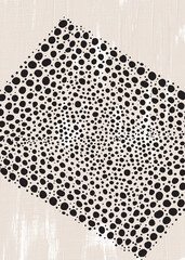 black and white dots - 614129195