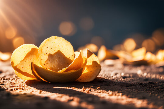 bag of tortila chips  created using AI Generative Technology