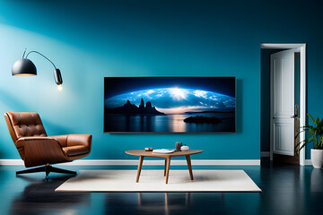 modern living room  created using AI Generative Technology