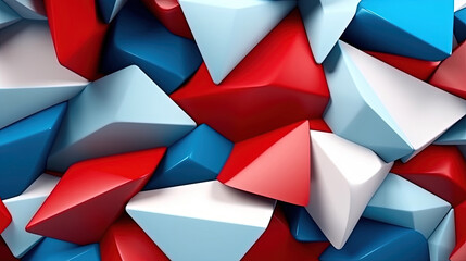 Abstract 3d shapes for background or wallpaper