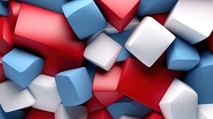 Abstract 3d shapes for background or wallpaper