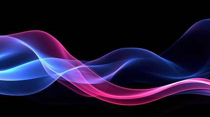 Abstract neon lines for background or wallpaper