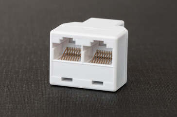 rail network connector splitter for computer network